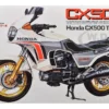 Model Kit Honda CX500 Turbo Motorcycle 1/12 Scale Model by Tamiya