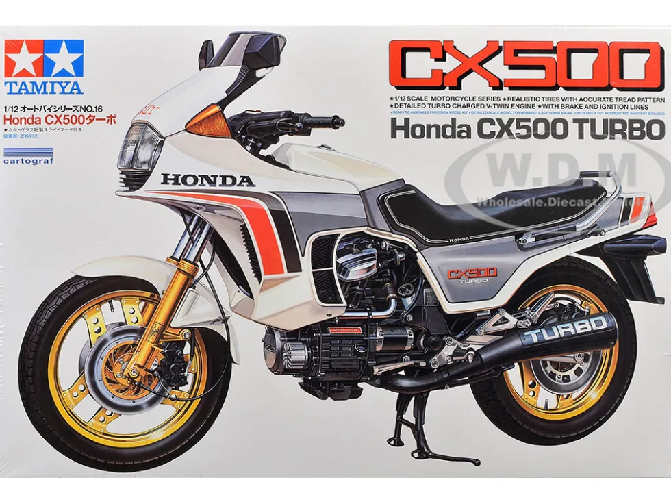 Model Kit Honda CX500 Turbo Motorcycle 1/12 Scale Model by Tamiya