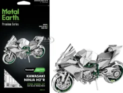 Model Kit Kawasaki Ninja H2R Motorcycle (Expert Difficulty) Steel Model by Metal Earth