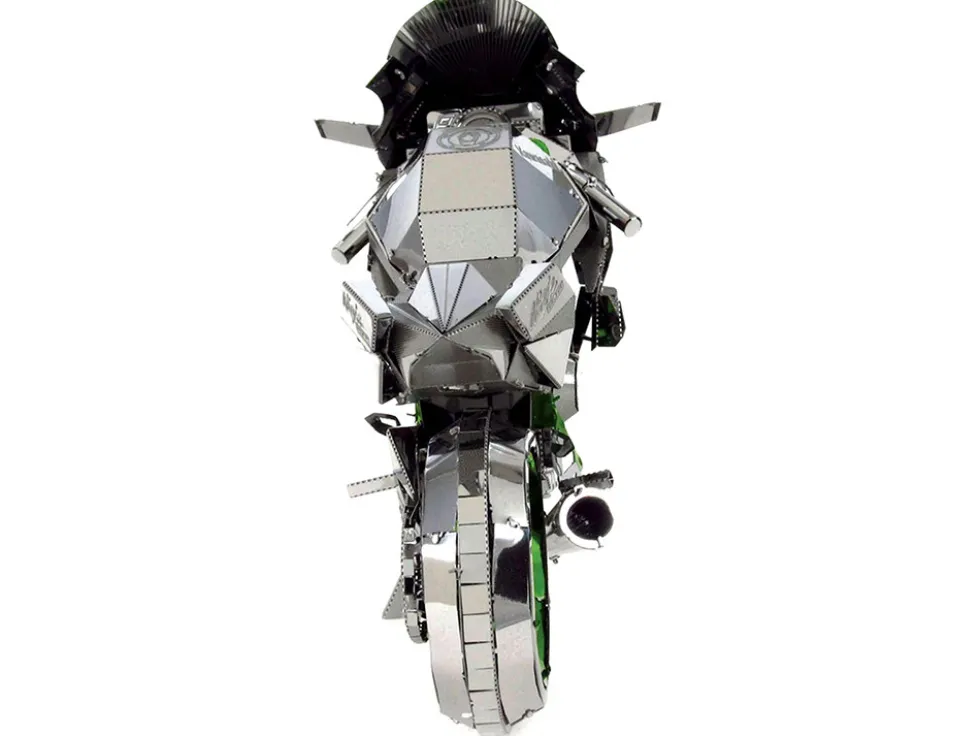 Model Kit Kawasaki Ninja H2R Motorcycle (Expert Difficulty) Steel Model by Metal Earth