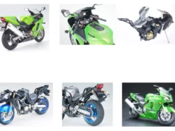 Model Kit Kawasaki Ninja ZX-12R Motorcycle 1/12 Scale Model by Tamiya