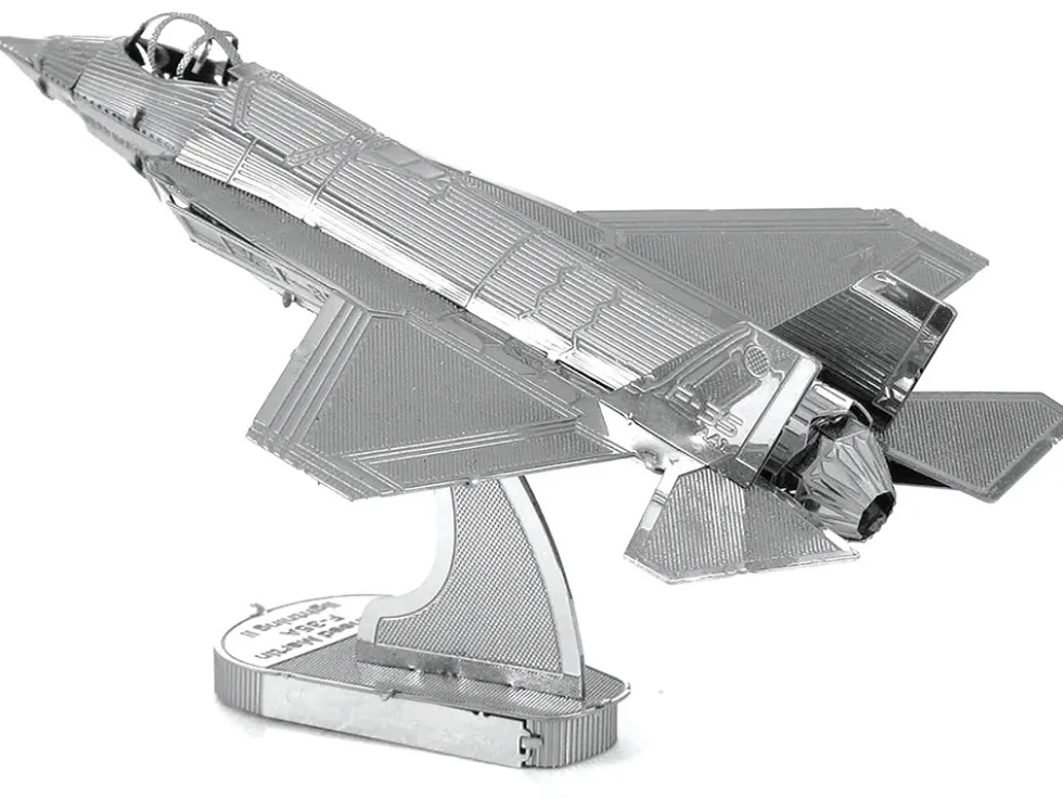Model Kit Lockheed Martin F-35 Lightning II Aircraft (Moderate Difficulty) Steel Model by Metal Earth