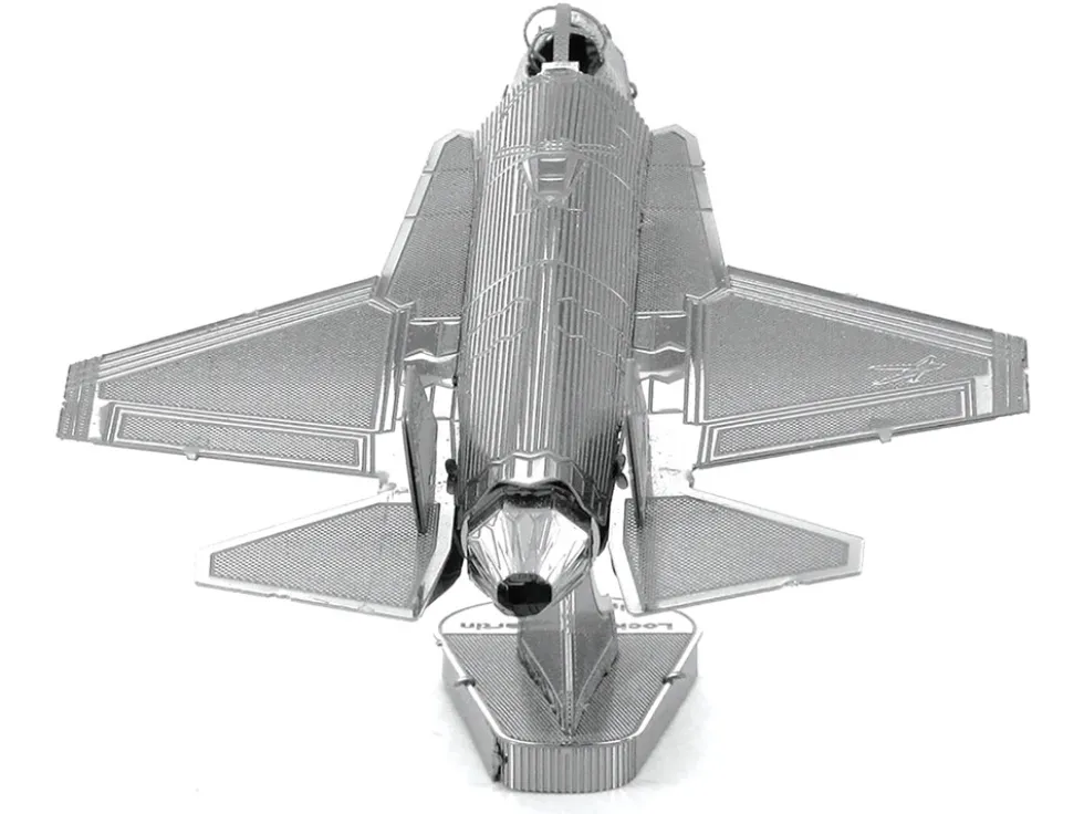 Model Kit Lockheed Martin F-35 Lightning II Aircraft (Moderate Difficulty) Steel Model by Metal Earth