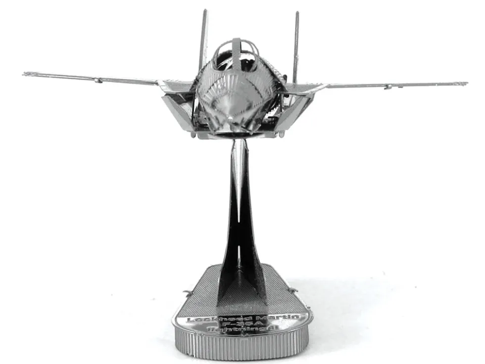Model Kit Lockheed Martin F-35 Lightning II Aircraft (Moderate Difficulty) Steel Model by Metal Earth