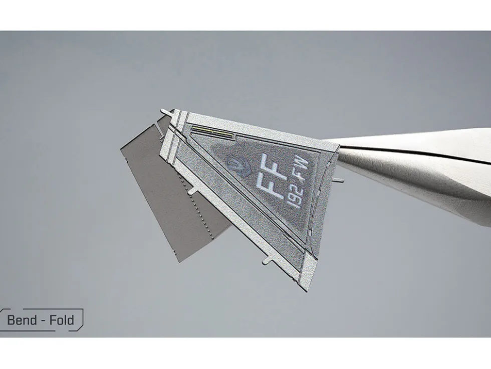 Model Kit Lockheed Martin F-22 Raptor Stealth Aircraft "United States Air Force" (Moderate Difficulty) Steel Model by Metal Earth