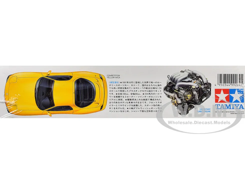 Model Kit Mazda RX-7 R1 1/24 Scale Model by Tamiya