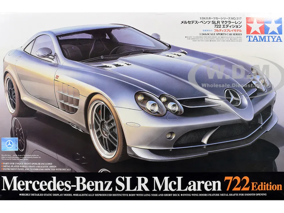 Model Kit Mercedes-Benz SLR McLaren 722 Edition 1/24 Scale Model by Tamiya
