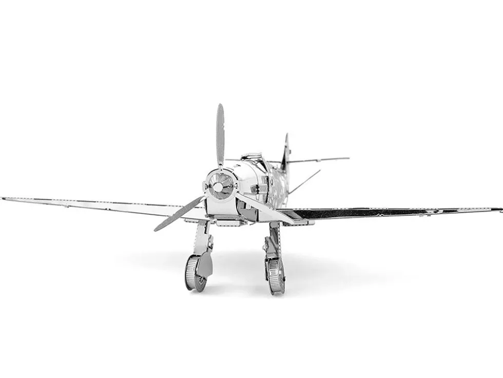 Model Kit Messerschmitt BF-109 Fighter Aircraft "German Luftwaffe" (Moderate Difficulty) Steel Model by Metal Earth