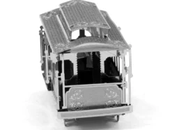 Model Kit San Francisco Cable Car "Powel & Mason St" (Easy Difficulty) Steel Model by Metal Earth