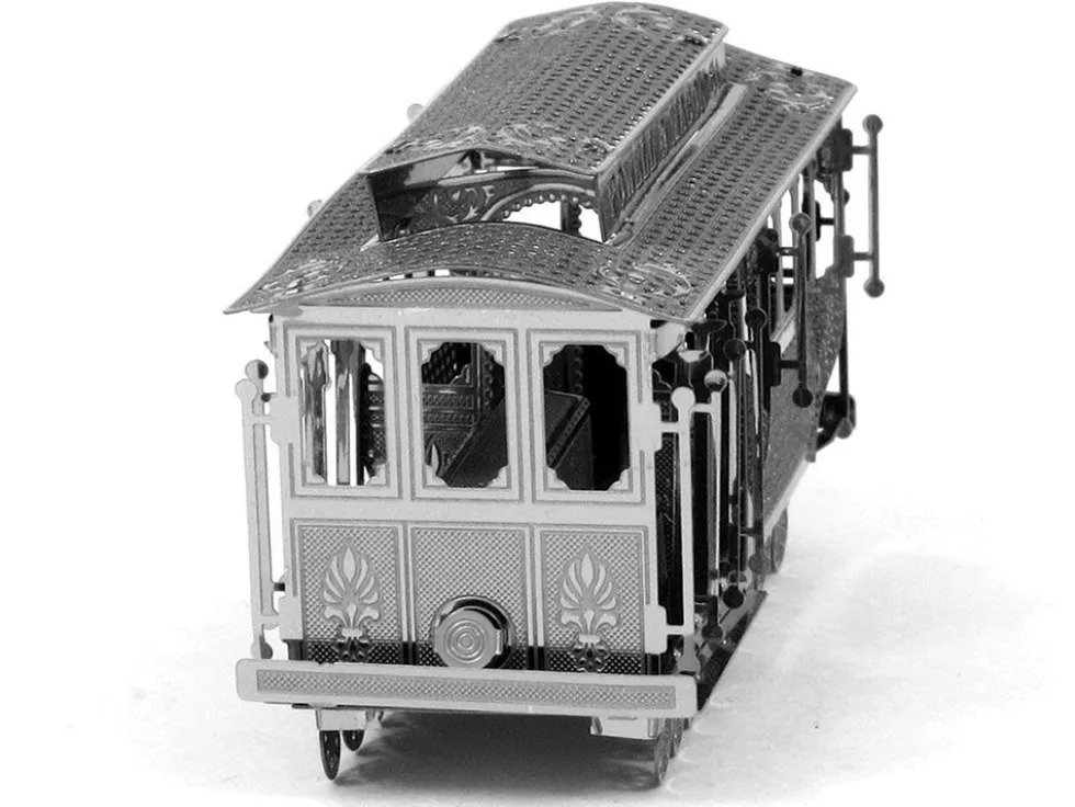 Model Kit San Francisco Cable Car "Powel & Mason St" (Easy Difficulty) Steel Model by Metal Earth