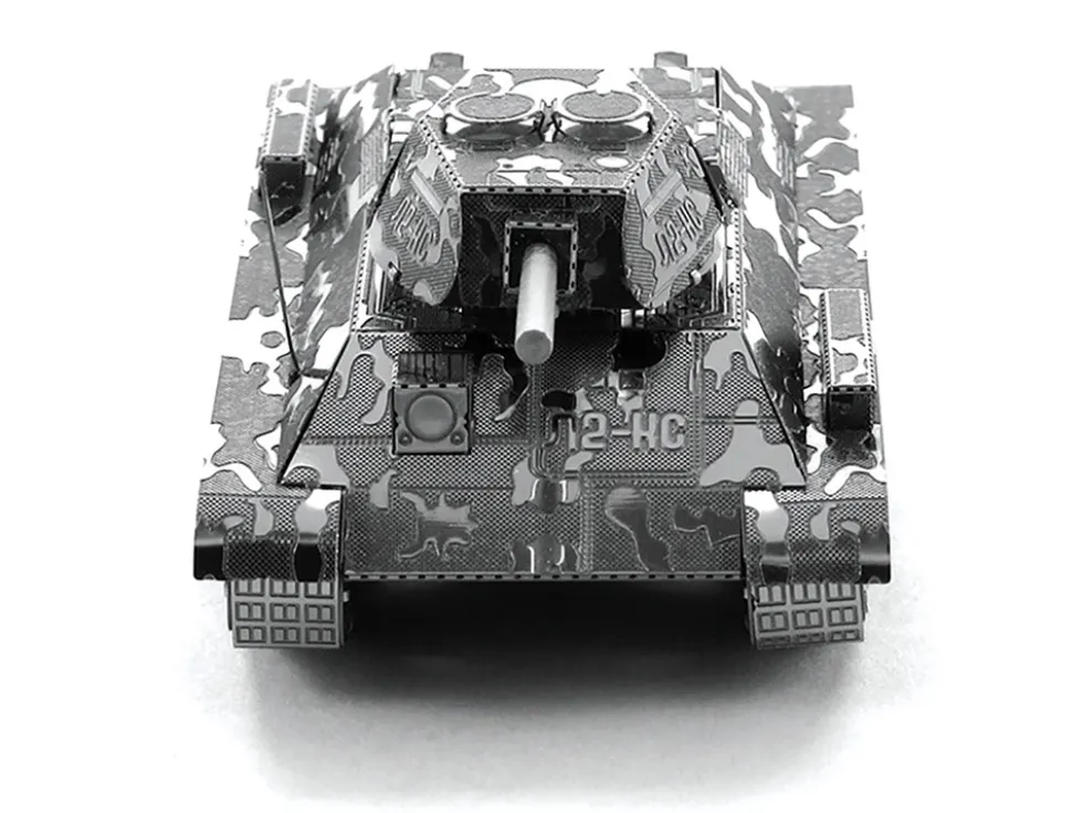 Model Kit Soviet T-34 Tank (Moderate Difficulty) Steel Model by Metal Earth