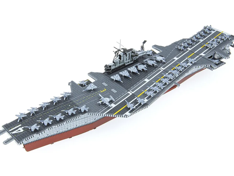Model Kit USS Midway (CV-41) Aircraft Carrier (Challenging Difficulty) Steel Model by Metal Earth