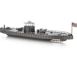 Model Kit USS Monitor and USS Merrimack Ironclad Warships 