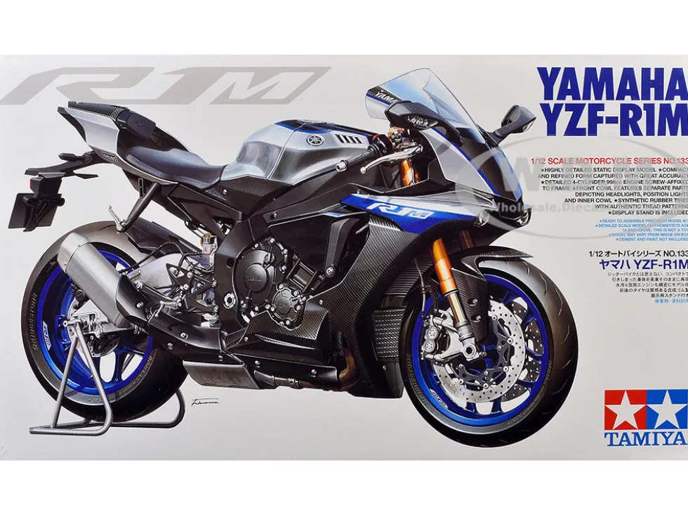Model Kit Yamaha YZF-R1M Motorcycle 1/12 Scale Model by Tamiya