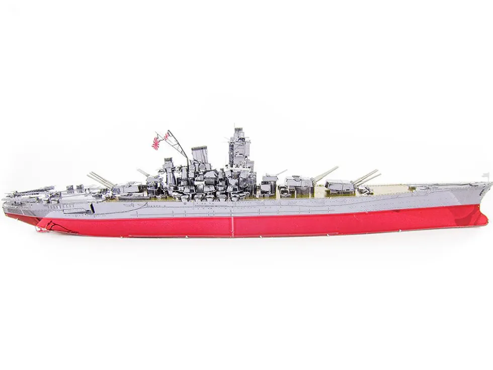 Model Kit Yamato Battleship "Imperial Japanese Navy" (Challenging Difficulty) Steel Model by Metal Earth