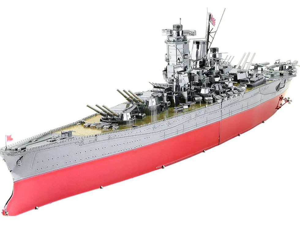 Model Kit Yamato Battleship "Imperial Japanese Navy" (Challenging Difficulty) Steel Model by Metal Earth
