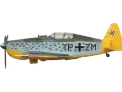 Morane Saulnier M S 406 Fighter Aircraft KG200 Ossun Tarbes France 1943 German Luftwaffe Oxford Aviation Series 1/72 Diecast Model Airplane Oxford Diecast AC116