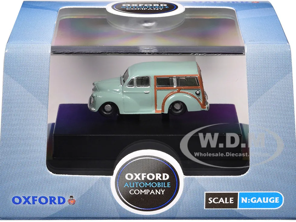 Morris Minor Traveller Smoke Gray 1/148 (N) Scale Diecast Model Car by Oxford Diecast