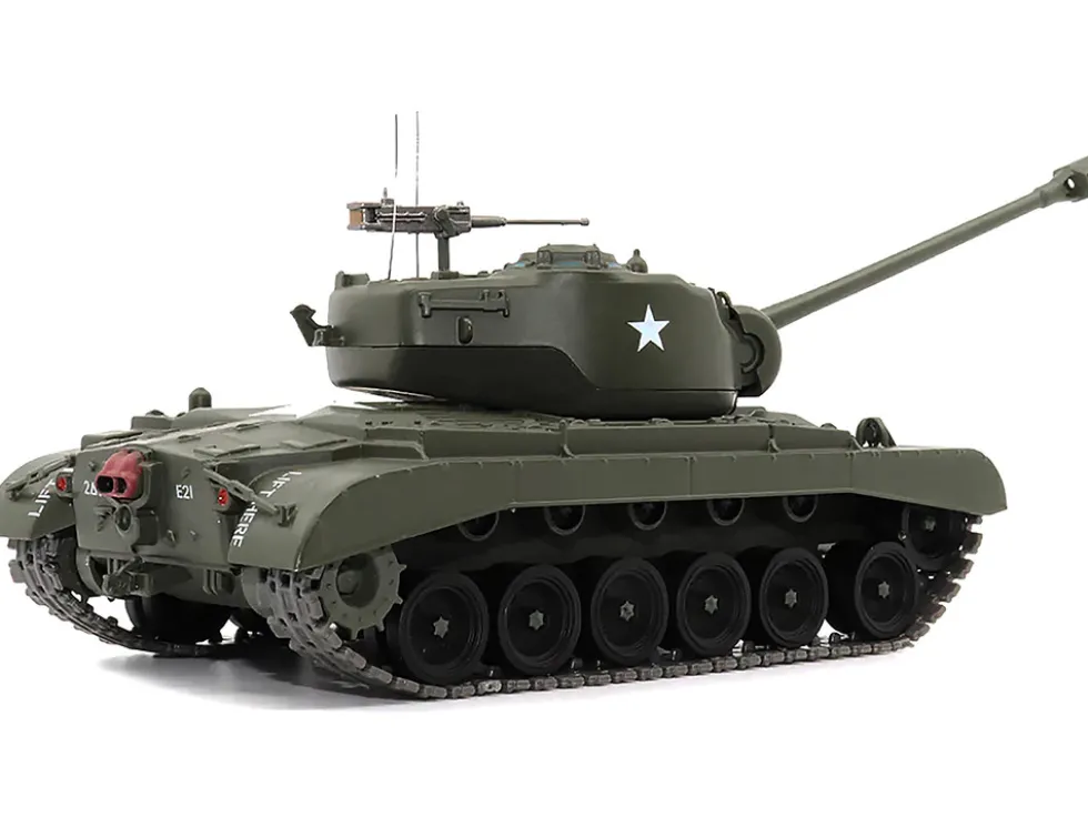 M26 T26E3 Tank U.S.A. 2nd Armored Division Germany April 1945 1/43 Diecast Model AFVs WWII 23194-45