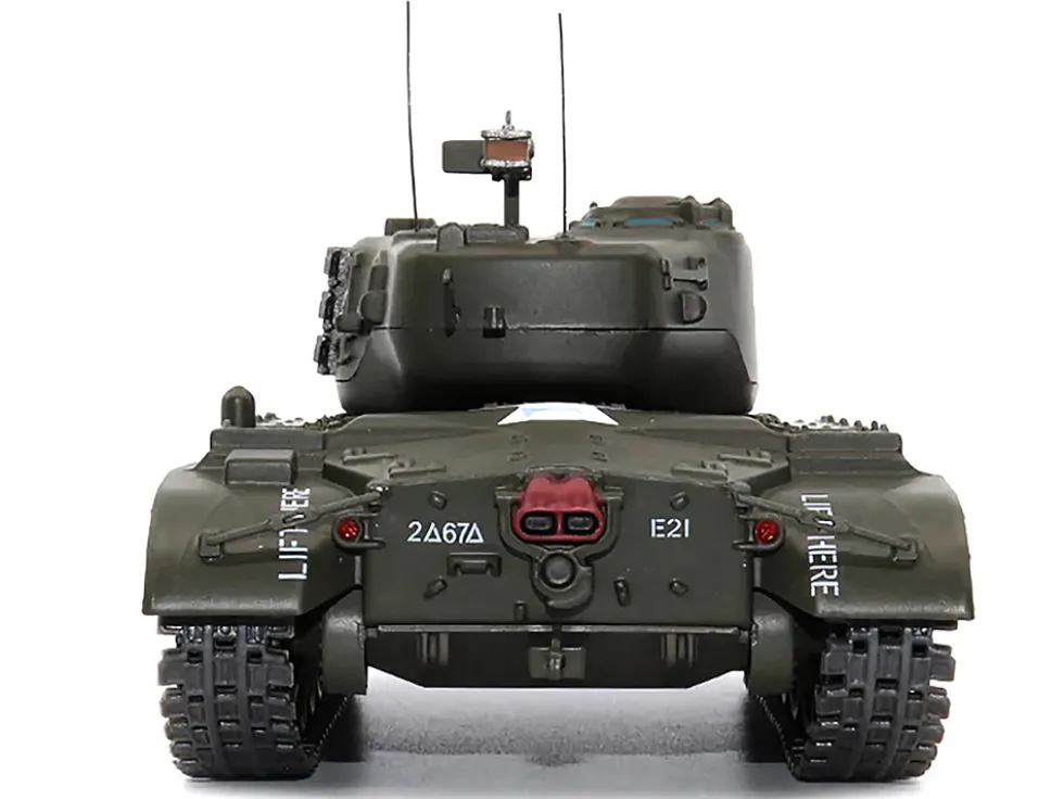 M26 T26E3 Tank U.S.A. 2nd Armored Division Germany April 1945 1/43 Diecast Model AFVs WWII 23194-45