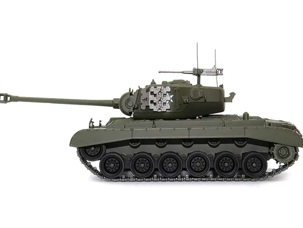 M26 T26E3 Tank U.S.A. 2nd Armored Division Germany April 1945 1/43 Diecast Model AFVs WWII 23194-45
