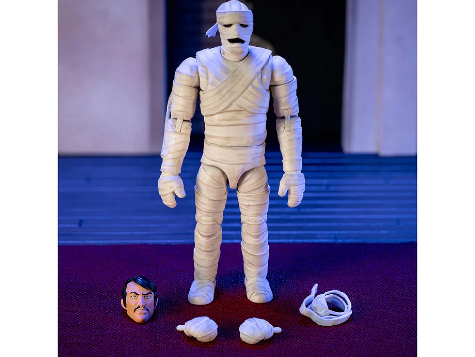 Mummy of Ankha 7" Moveable Figure with Accessories and Alternate Head and Hands "Scooby-Doo!" Franchise Model by Jada