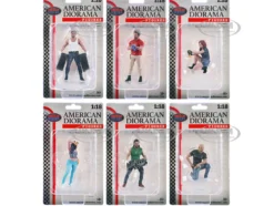 Muscle Mechanics 6 piece Figure Set for 1/18 Scale Models by American Diorama