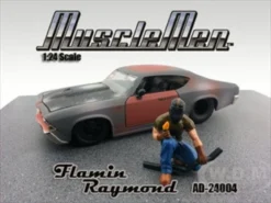 Musclemen Flamin Raymond Figure For 1:24 Diecast Model Cars American Diorama 24004