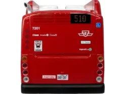 New Flyer Xcelsior Transit Bus Bank "TTC – Toronto Transit Commission" Red and White "The Bus & Motorcoach Collection" Limited Edition to 504 Pieces Worldwide 1/43 Model by Iconic Replicas
