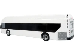 New Flyer Xcelsior Transit Bus Bank White "The Bus & Motorcoach Collection" Limited Edition to 504 Pieces Worldwide 1/43 Model by Iconic Replicas
