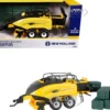 New Holland BigBaler 340 Plus Large Square Baler Yellow with Square Bales 1/32 Diecast Model by ERTL TOMY