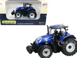 New Holland Blue Power T7.315 Tractor Blue Metallic 1/64 Diecast Model SpecCast ZJD1903