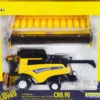 New Holland CR8.90 Combine Yellow Corn Head Draper Head New Holland Agriculture Series 1/32 Diecast Model ERTL TOMY 13898