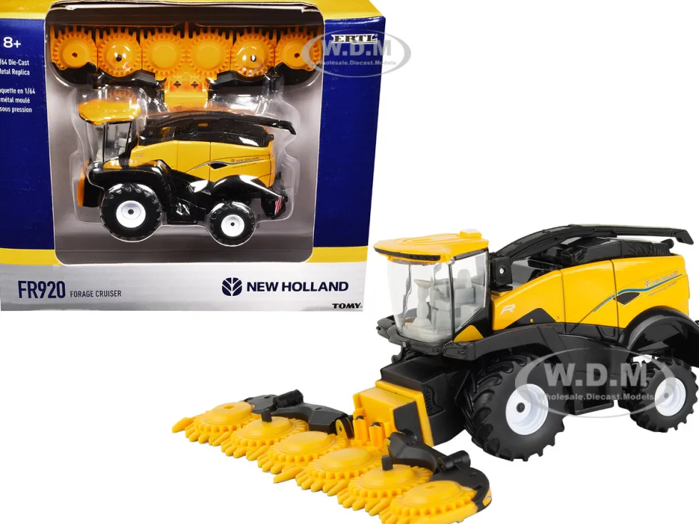 New Holland FR920 Forage Cruiser Yellow 1/64 Diecast Model by ERTL TOMY