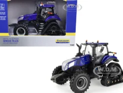 New Holland Genesis T8.435 Smarttrax Tractor AVEC PLM Intelligence Blue 1/32 Diecast Model ERTL TOMY 13944