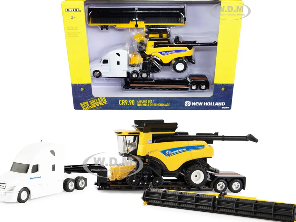New Holland Hauling Set 4 pieces 1/64 Diecast Models ERTL TOMY 13949