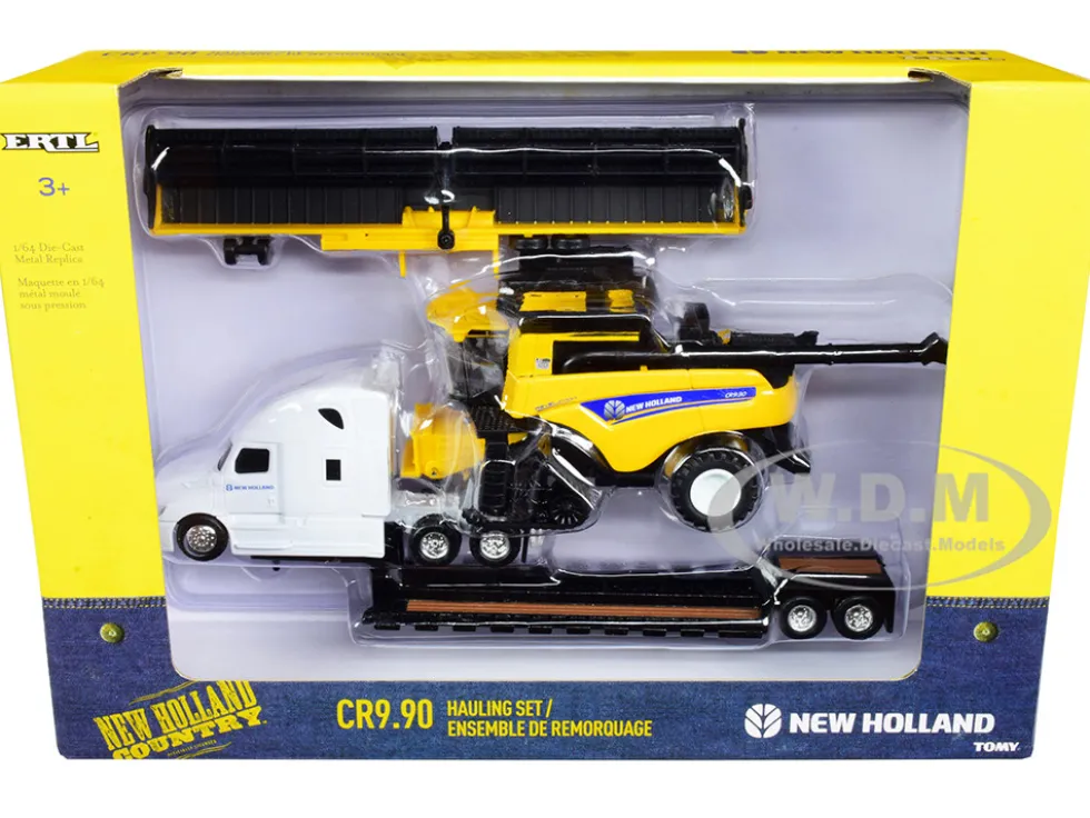 New Holland Hauling Set 4 pieces 1/64 Diecast Models ERTL TOMY 13949