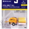 New Holland Roll-Belt 561 Round Baler with 6 Bales 1/64 Diecast Model by ERTL TOMY