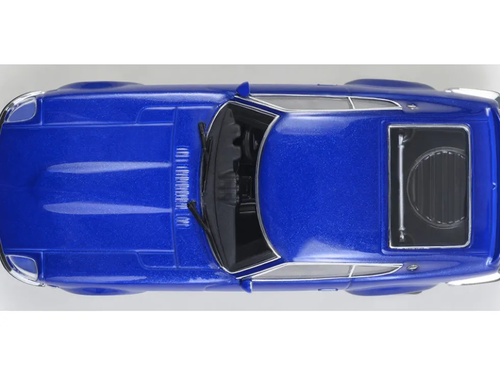 Nissan Fairlady Z RHD (Right Hand Drive) "Akuma No Z" Blue Metallic "Wangan Midnight - Comic #4 Version" Manga 1/64 Model Car by Autoart