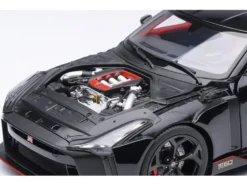 Nissan GT-R50 By ItalDesign Black and Matt Black 1/18 Model Car by Autoart