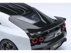Nissan GT-R50 By ItalDesign Black and White Metallic 1/18 Model Car by Autoart