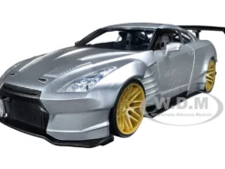 2009 Nissan GT-R R35 Ben Sopra Silver I Love the 2000's Series 1/24 Diecast Model Car Jada 31377