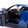 2009 Nissan GT-R R35 Blue Metallic Carbon Lights Brian Figurine Fast & Furious Movie 1/18 Diecast Model Car Jada 31142
