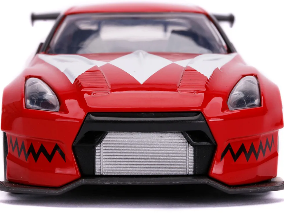 2009 Nissan GT-R R35 Red Red Ranger's Power Rangers 1/32 Diecast Model Car Jada 31827