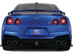 2024 Nissan GT-R Skyline Edition Bayside Blue Metallic 1/18 Model Car by GT Spirit