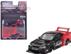 Nissan "LB-Super Silhouette" S15 SILVIA RHD (Right Hand Drive) Red and Black "ADVAN" Limited Edition 1/64 Diecast Model Car by Mini GT