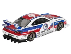 Nissan "LB-Super Silhouette" S15 SILVIA RHD (Right Hand Drive) "GARASIDRIFT x LBWK 2025" White with Blue and Red Stripes Limited Edition 1/64 Diecast Model Car by Mini GT
