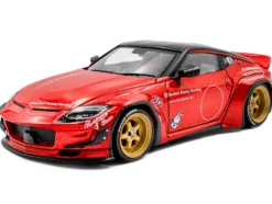 2022 Nissan Pandem Fairlady Z RHD (Right Hand Drive) Red Metallic with Black Top 1/43 Diecast Model Car by Solido