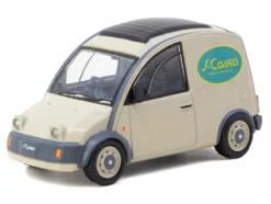 Nissan S-Cargo Van RHD (Right Hand Drive) "Presentation" Beige with Tarmac Cards "Global64" Series 1/64 Diecast Model by Tarmac Works