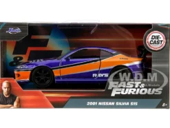 2001 Nissan Silvia S15 RHD (Right Hand Drive) Blue Metallic with Graphics
